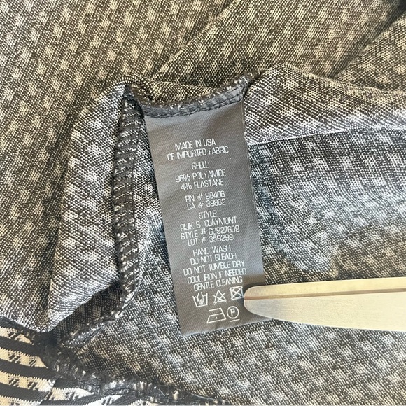 Theory Black White Claymont Rijik Check Stripe Stretch Sheath Dress - Picture 11 of 16